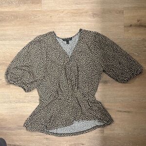 Leopard Print Women's Top